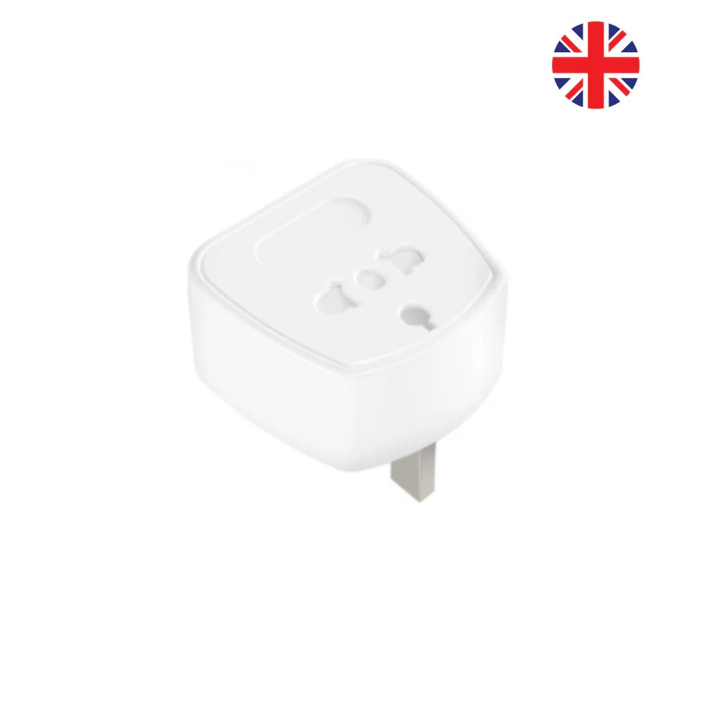 UK TOURIST ADAPTOR Converts International & European Style 3 Pin Plug