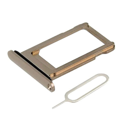 For Apple iPhone XS Replacement Sim Card Tray - Gold E-Tech61