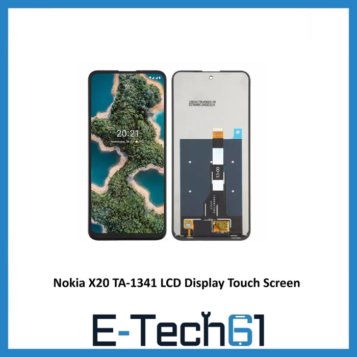 For Nokia X20 TA-1341 LCD Display Touch Screen Digitizer Assembly