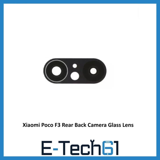 For Xiaomi Poco F3 Replacement Rear Back Camera Glass Lens