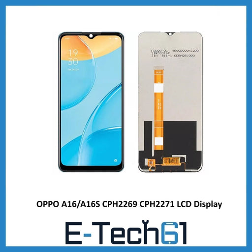 For OPPO A16/A16S CPH2269 CPH2271 LCD Display Screen Touch Digitizer Replacement