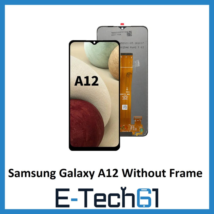 For Samsung Galaxy A12 SM-A125F Replacement LCD Screen Digitizer NO Frame