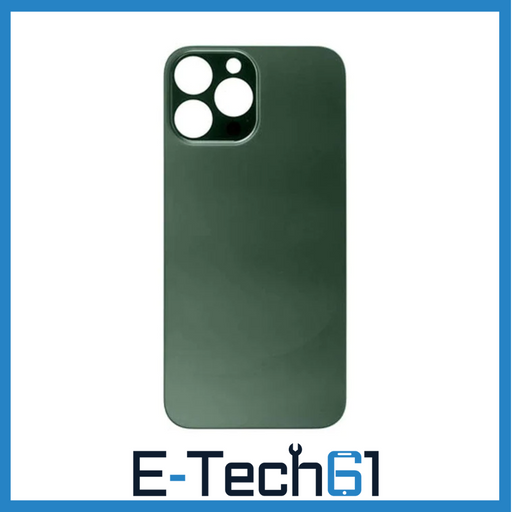 For Apple iPhone 13 Pro Max Replacement Back Glass (Alpine Green) E-Tech61