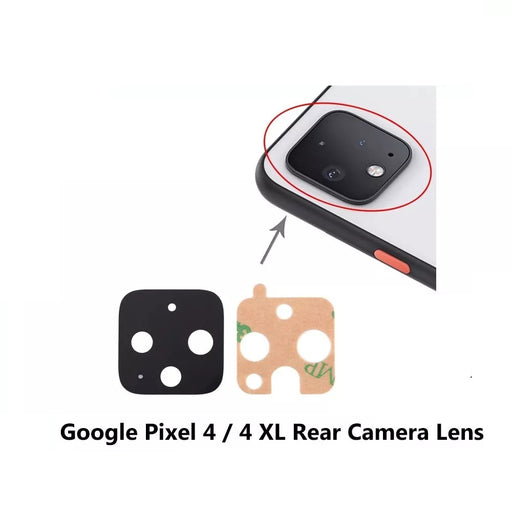 For Google Pixel 4 / 4 XL Rear Camera Glass Lens With Adhesive Replacement