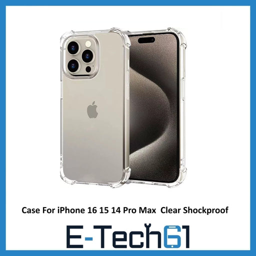 Case For iPhone 16 15 14 Pro Max Plus 13 11 12 7 8 Clear Shockproof Phone Cover