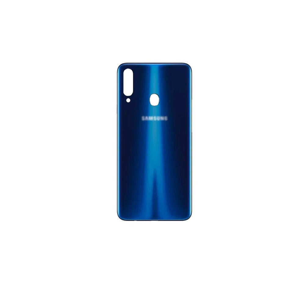 For Samsung Galaxy A20s A207 Replacement Rear Battery Cover with Adhesive (Blue) E-Tech61