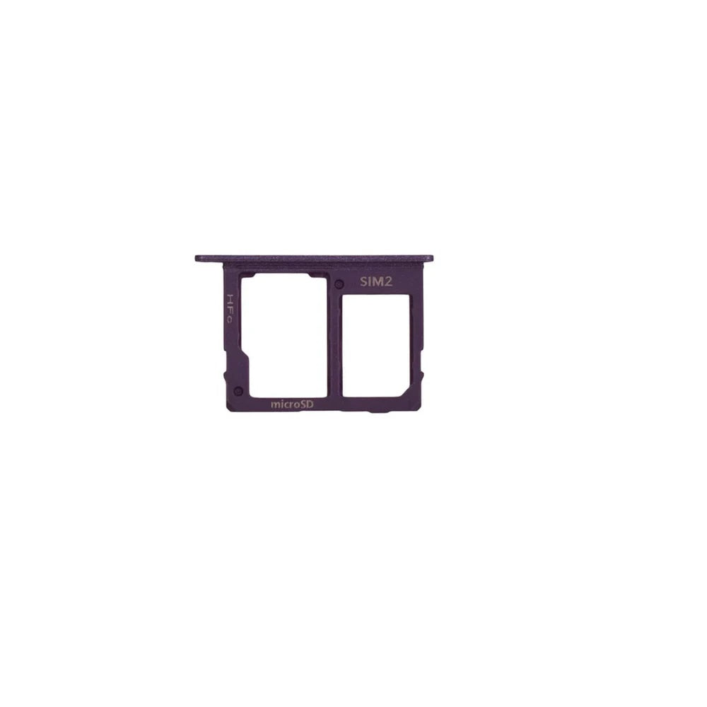 For Samsung Galaxy J6 J600 (2018) Replacement Dual Sim Card Tray (Purple) E-Tech61