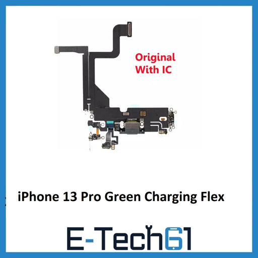 iPhone 13 Pro Green Charging Port Flex Cable Original with IC