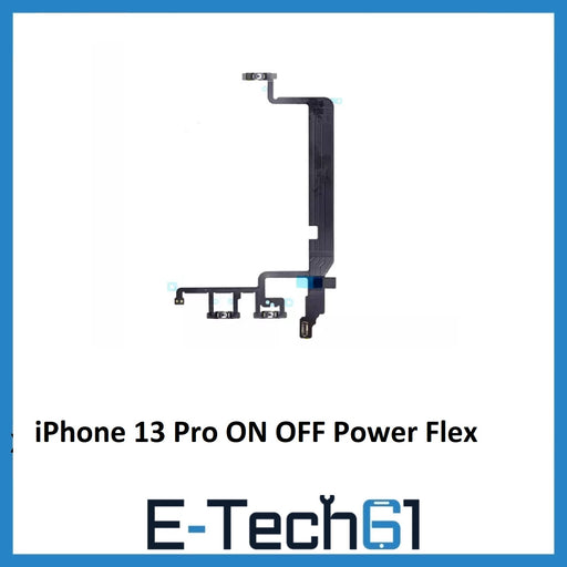 For iPhone 13 Pro ON OFF Power Flex Cable Side Volume Buttons Mute Switch