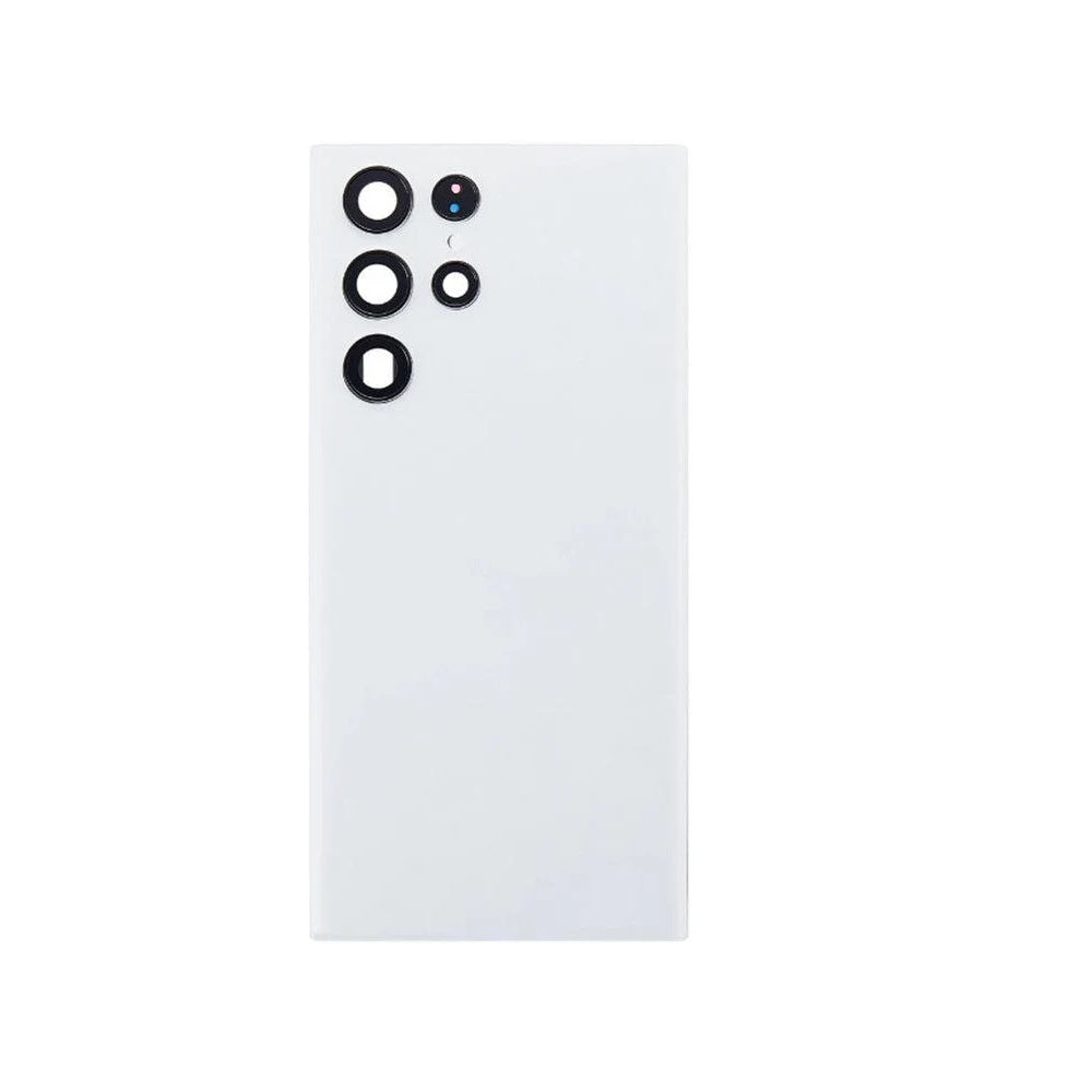 For Samsung Galaxy S22 Ultra Replacement Battery Cover With Lens (Phantom White) E-Tech61