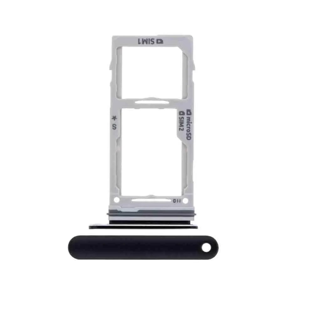 For Samsung Galaxy S9 / S9 Plus Replacement Dual Sim Card Tray (Black) E-Tech61