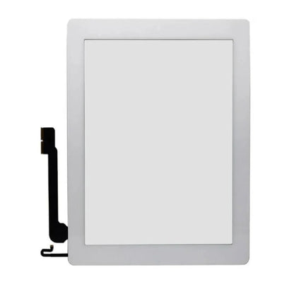For Apple iPad 3 Replacement Touch Screen Digitizer with Home Button Assembly (White) E-Tech61