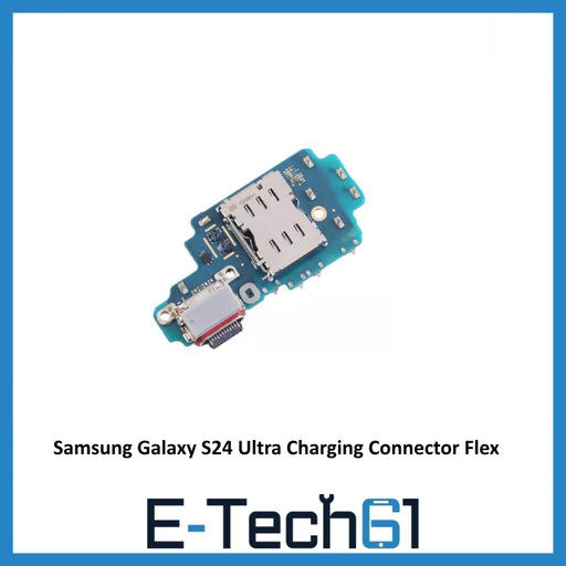For Samsung Galaxy S24 Ultra Charging Port Board Connector Flex Sim Reader