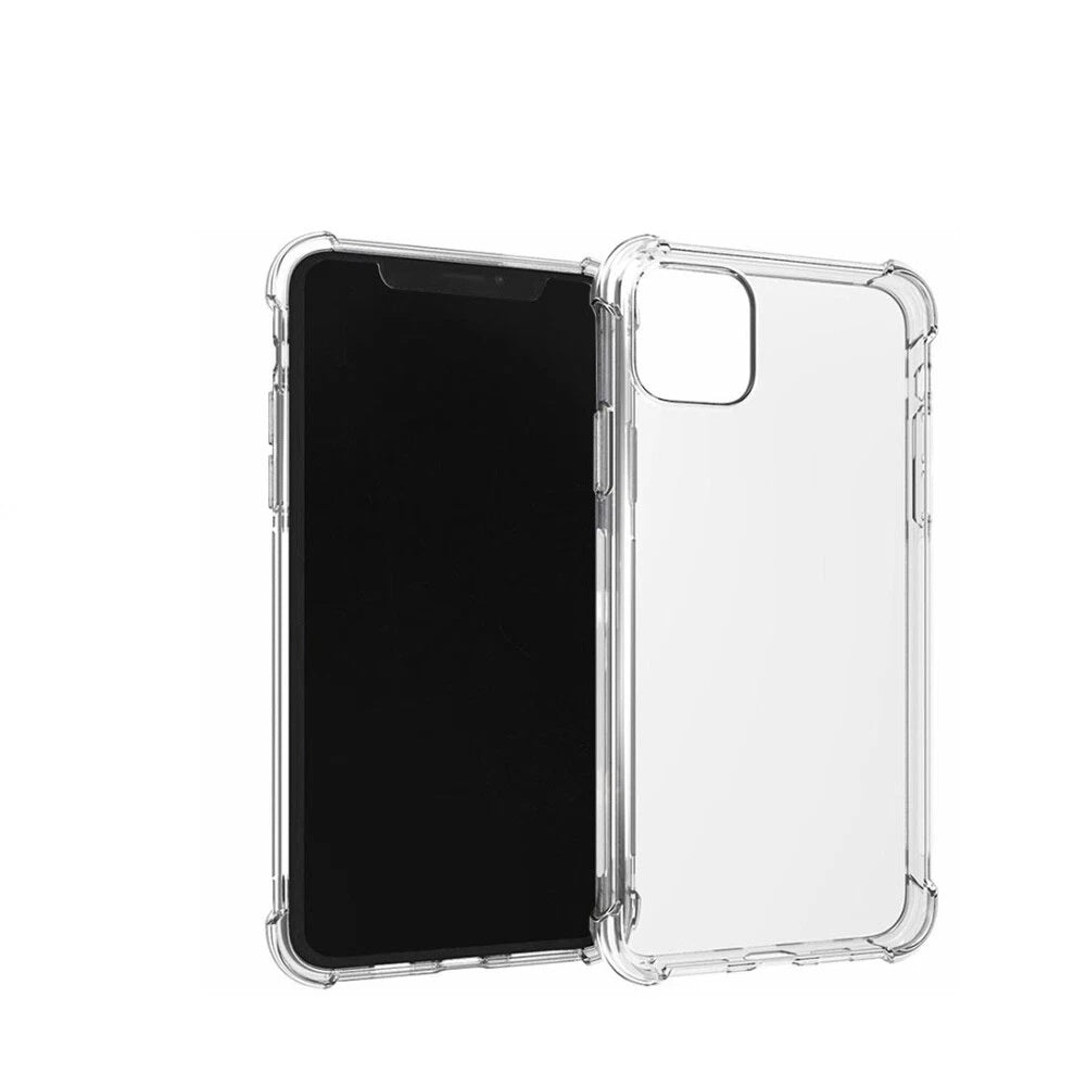 Case For iPhone 13 XR 11 12 Pro Max X 7 8 Clear Shockproof Silicone Cover