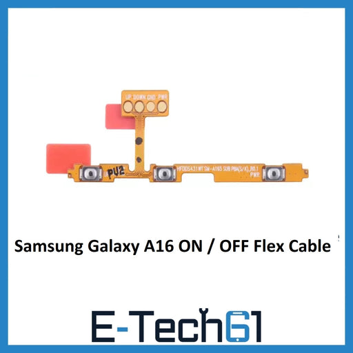 For Samsung Galaxy A16 Replacement ON / OFF Power & Volume Button Flex Cable