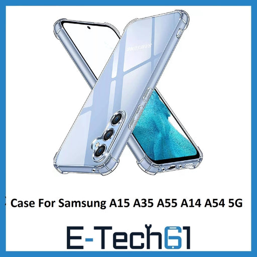 Clear Case For Samsung A15 A35 A55 A14 A54 5G Shockproof Silicone Phone Cover