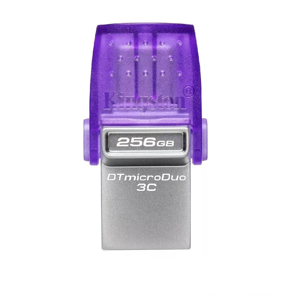Kingston DataTraveler microDuo 3C USB Flash Drive 256GB USB Gen 3 Type-C and USB