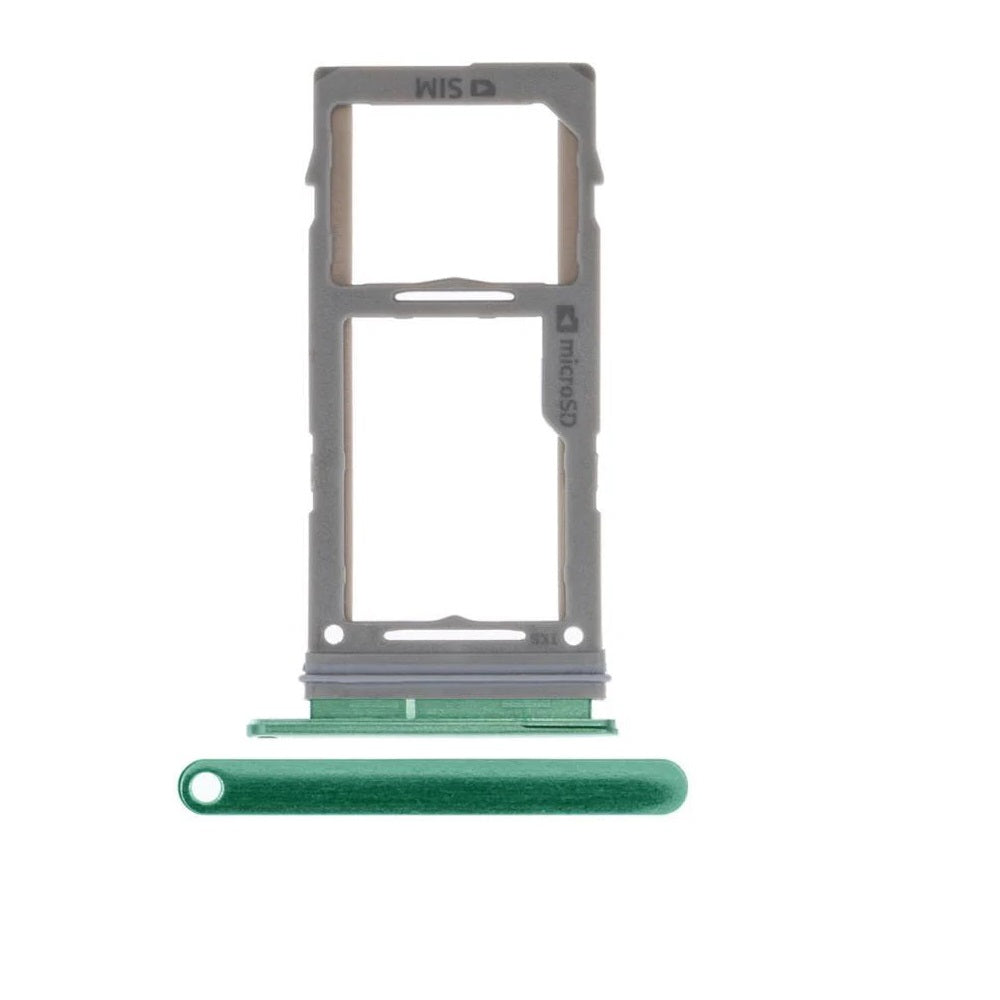 For Samsung Galaxy S10 / S10 Plus Replacement Dual Sim Card Tray (Prism Green) E-Tech61