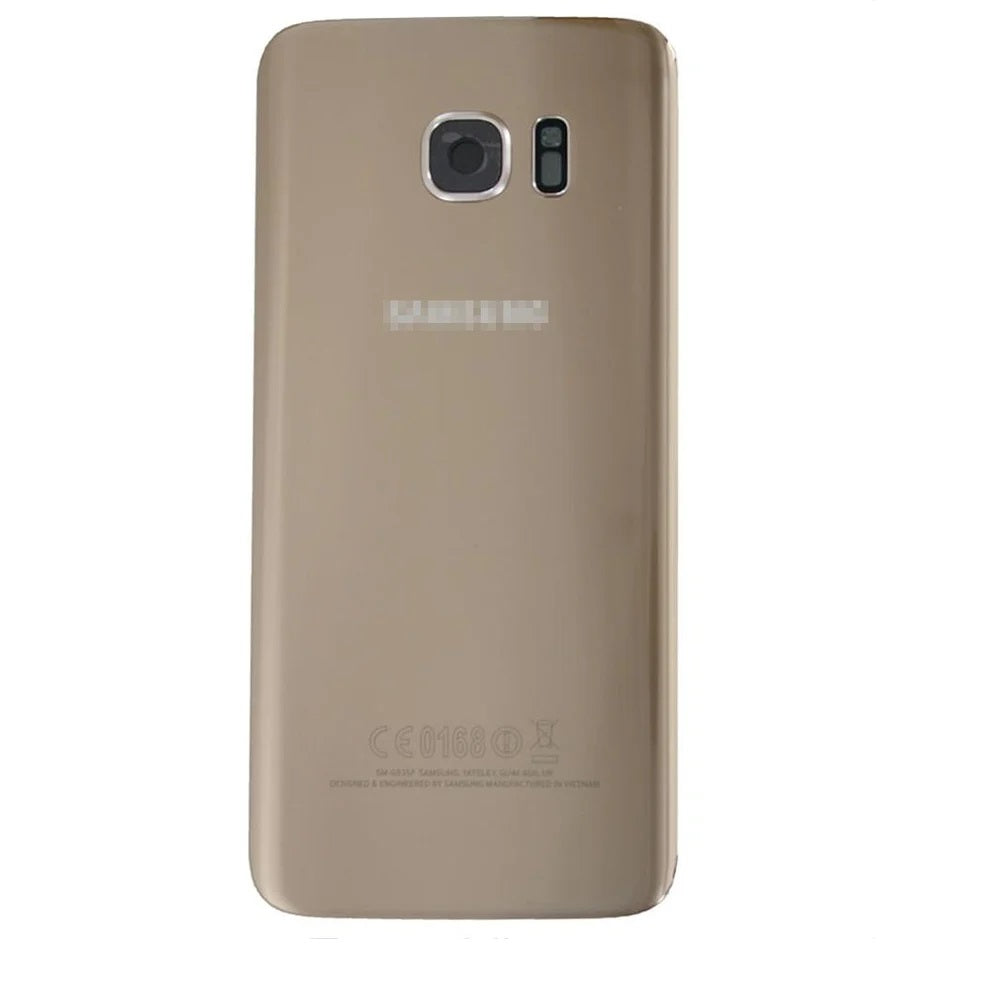 For Samsung Galaxy S7 Edge Replacement Rear Battery Cover with Adhesive (Gold) E-Tech61
