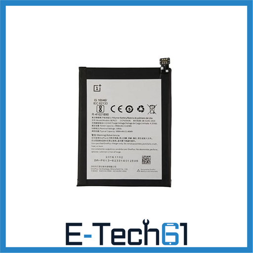 For OnePlus 3 Replacement Battery 3000mAh - BLP613 E-Tech61