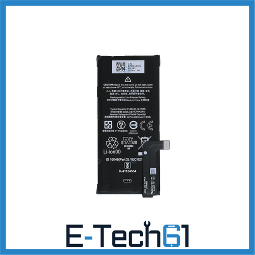 For Google Pixel 4a Replacement Battery 3140 mAh (G823-00159-01) E-Tech61