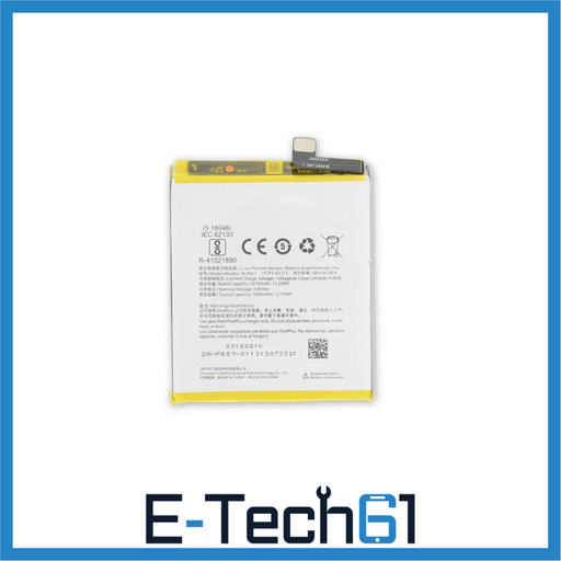 For OnePlus 6 Replacement Battery 3300mAh - BLP657 E-Tech61