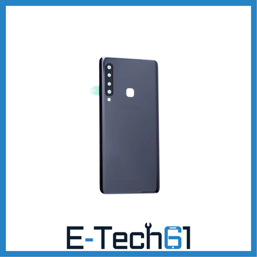 For Samsung Galaxy A9 2018 / A920 Replacement Battery Cover / Rear Panel With Adhesive (Black) E-Tech61