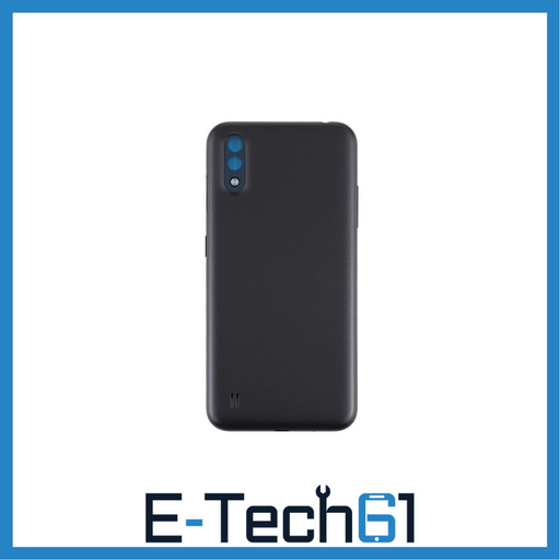 For Samsung Galaxy A01 A015F Replacement Battery Cover With Lens (Black) E-Tech61