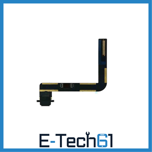 For iPad 2019 (7th Gen) Replacement Charging Port (Black) E-Tech61