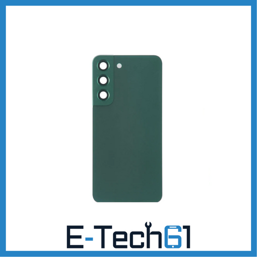 For Samsung Galaxy S22 Replacement Battery Cover With Lens (Green) E-Tech61