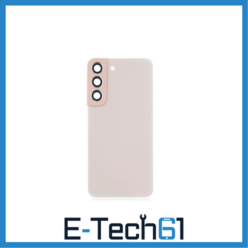 For Samsung Galaxy S22 Replacement Battery Cover With Lens (Pink Gold) E-Tech61