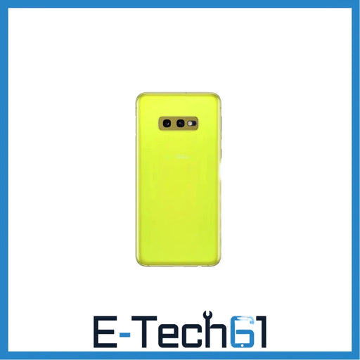 For Samsung Galaxy S10e Replacement Rear Battery Cover with Adhesive (Canary Yellow) E-Tech61