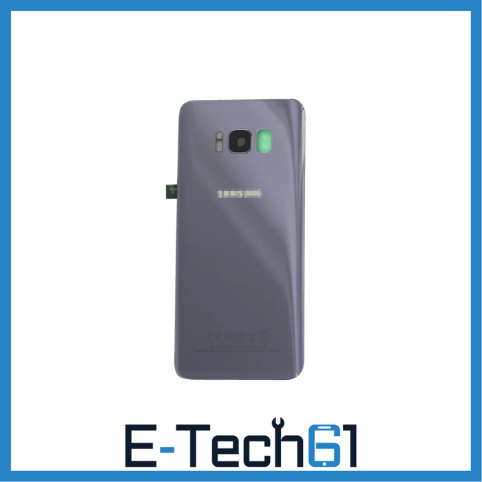 For Samsung Galaxy S8 Plus Replacement Rear Battery Cover with Adhesive (Violet) E-Tech61