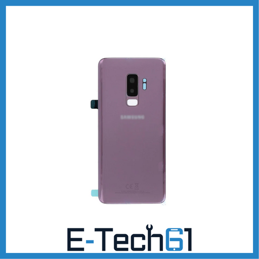For Samsung Galaxy S9 Plus Replacement Rear Battery Cover with Adhesive (Violet) E-Tech61