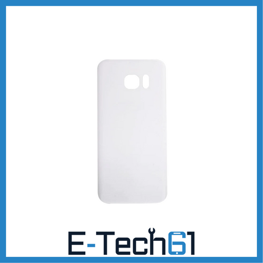 For Samsung Galaxy S7 Replacement Rear Battery Cover with Adhesive (White) E-Tech61