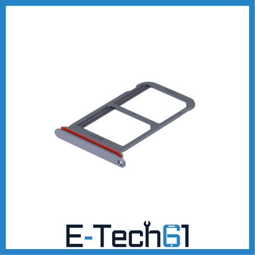 For Huawei P20 Pro Replacement Dual SIM Card Tray Holder (Blue) E-Tech61