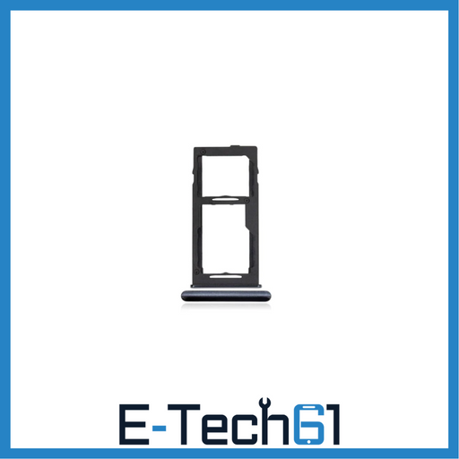 For Samsung Galaxy A42 A426B Replacement Dual Sim Card Tray (Prism Dot Black) E-Tech61