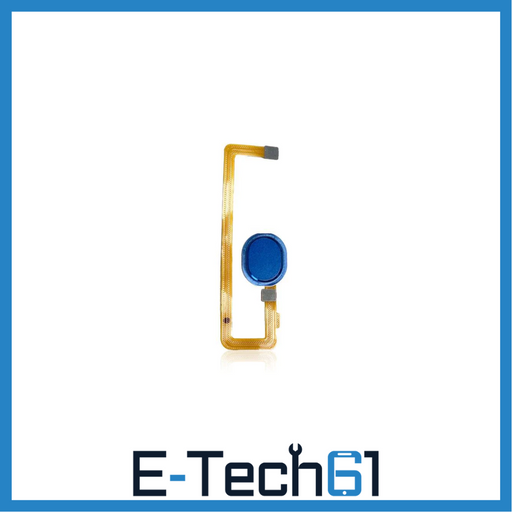 For Samsung Galaxy A10S A107F Replacement Fingerprint Reader With Flex Cable (Blue) E-Tech61