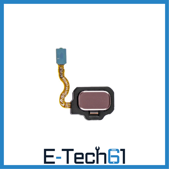 For Samsung Galaxy S8 G950F Replacement Fingerprint Reader With Flex Cable (Rose Gold) E-Tech61