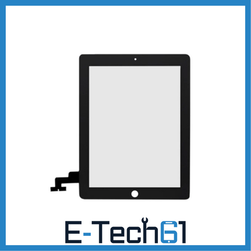 For Apple iPad 2 Replacement Touch Screen Digitiser with Home Button Assembly (Black) E-Tech61