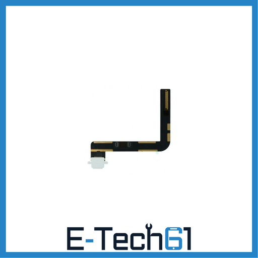 For Apple iPad 9th Gen 10.2" Replacement Charging Port Flex Cable (White) E-Tech61