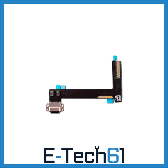 For Apple iPad Air 2 Replacement Lightning Charging Port Dock Connector Flex (Black) E-Tech61