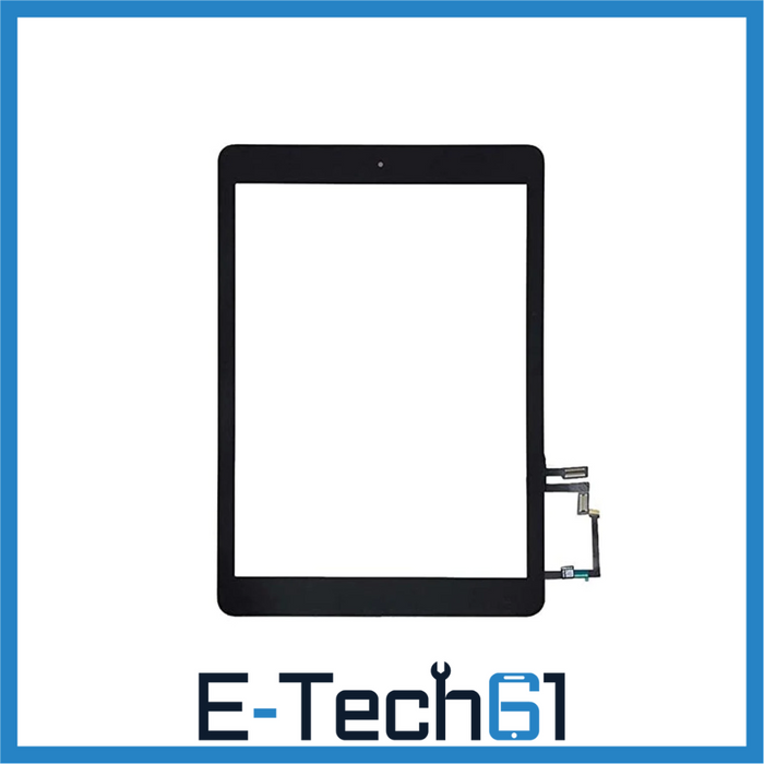 For Apple iPad Air / iPad 5 Replacement Touch Screen Digitiser with Home Button Assembly (Black) AM+ E-Tech61