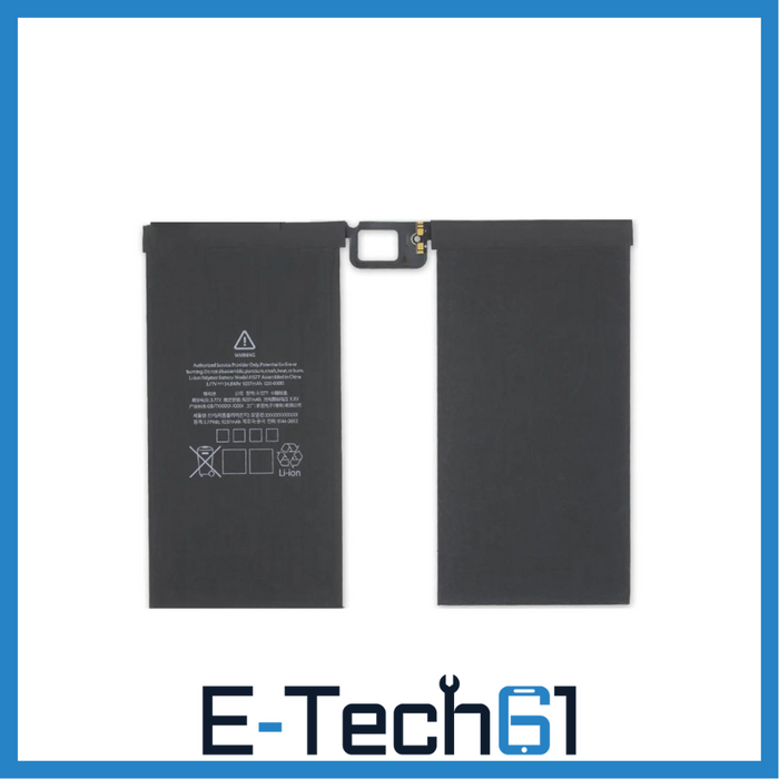 For Apple iPad Pro 12.9" 1st Gen Replacement Battery 9237mAh E-Tech61