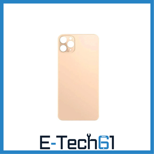 For Apple iPhone 11 Pro Max Replacement Back Glass (Gold) E-Tech61