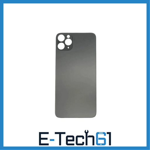 For Apple iPhone 11 Pro Max Replacement Back Glass (Space Grey) E-Tech61