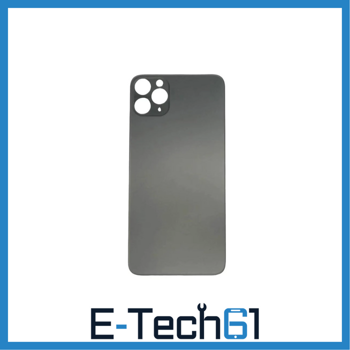 For Apple iPhone 11 Pro Replacement Back Glass (Space Grey) E-Tech61