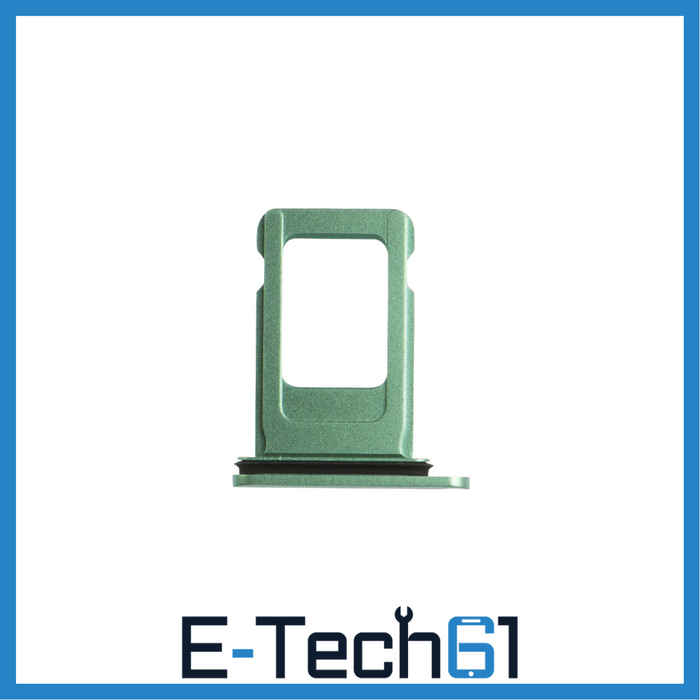 For Apple iPhone 11 Replacement SIM Card Tray (Green) E-Tech61