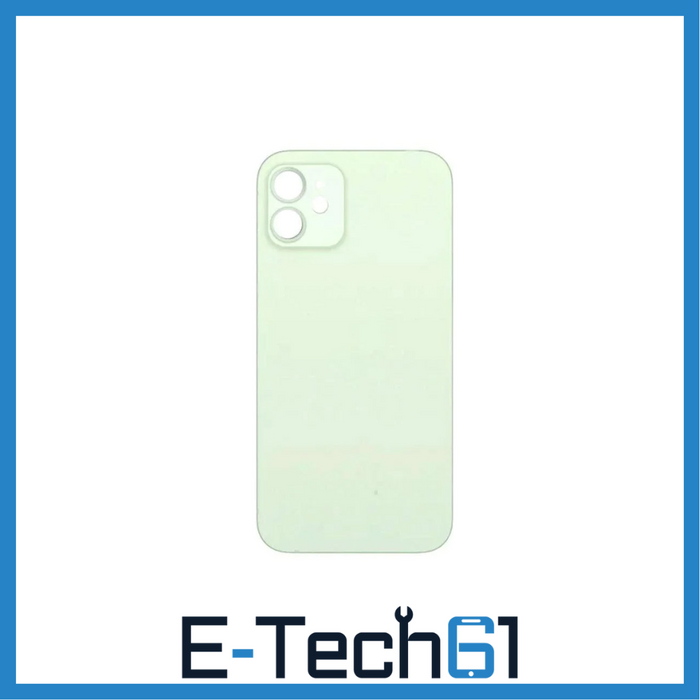 For Apple iPhone 12 Mini Replacement Back Glass (Green) E-Tech61