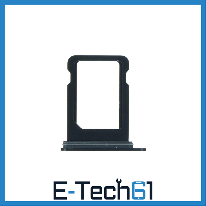 For Apple iPhone 12 Mini Replacement Sim Card Tray (Black) E-Tech61